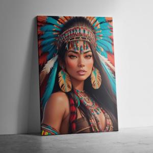 Quadro Espirito Tribal 50x70 cm Canvas 50x70 cm    